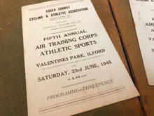 1945 Essex County Cycling & Athletic Association, Valentines Park, Ilford