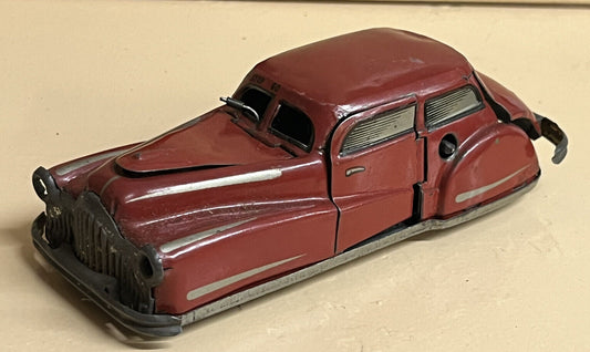 Old Metal Clockwork Toy Car.