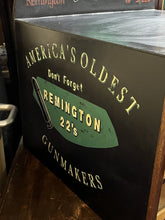 Advertising Cabinet. Remington Shop Counter Cabinet.