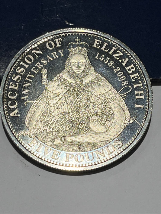 Accession Of Elizabeth I Coin
