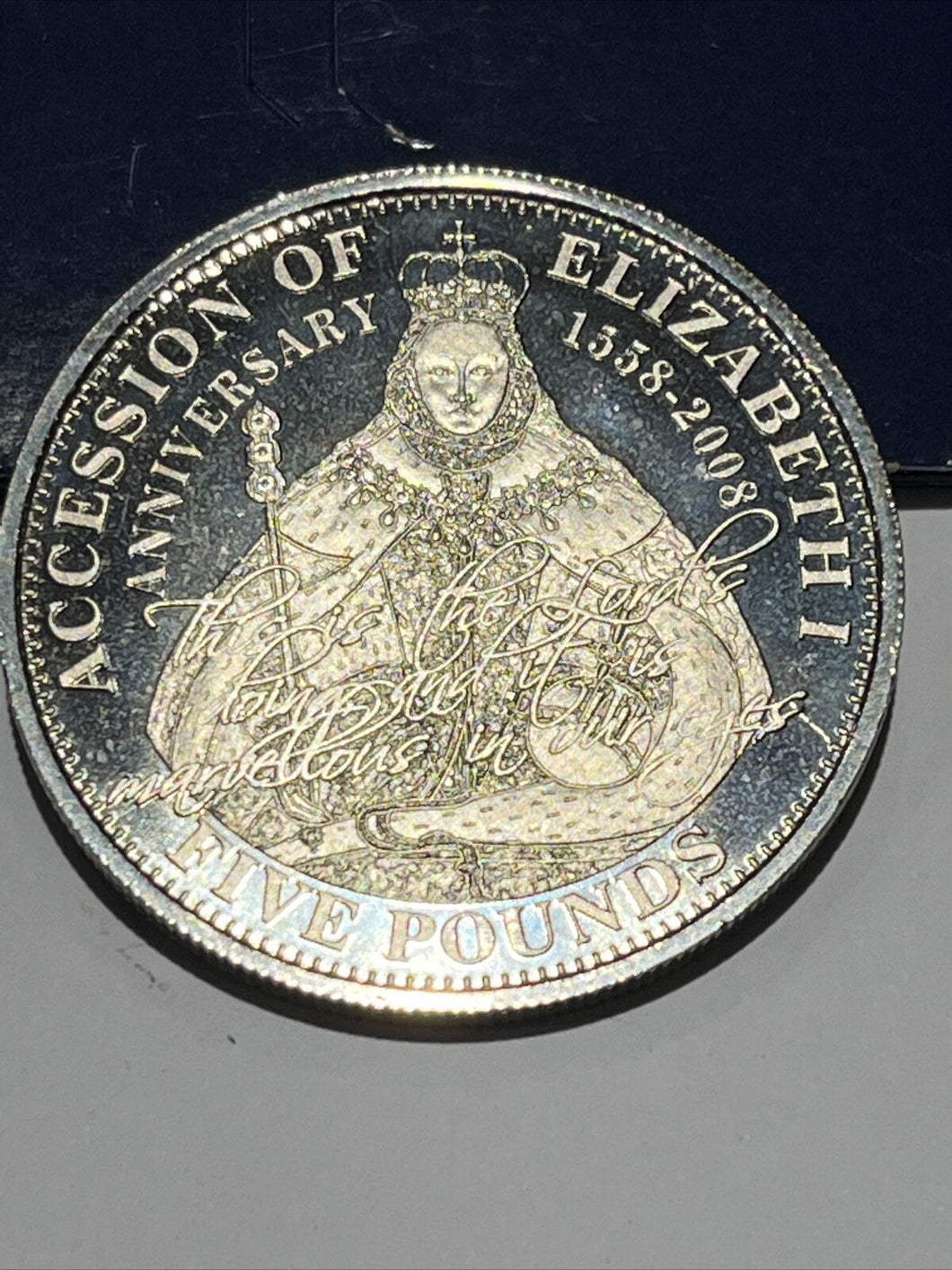 Accession Of Elizabeth I Coin