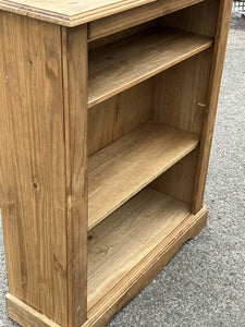 Solid Pine Open Bookcase