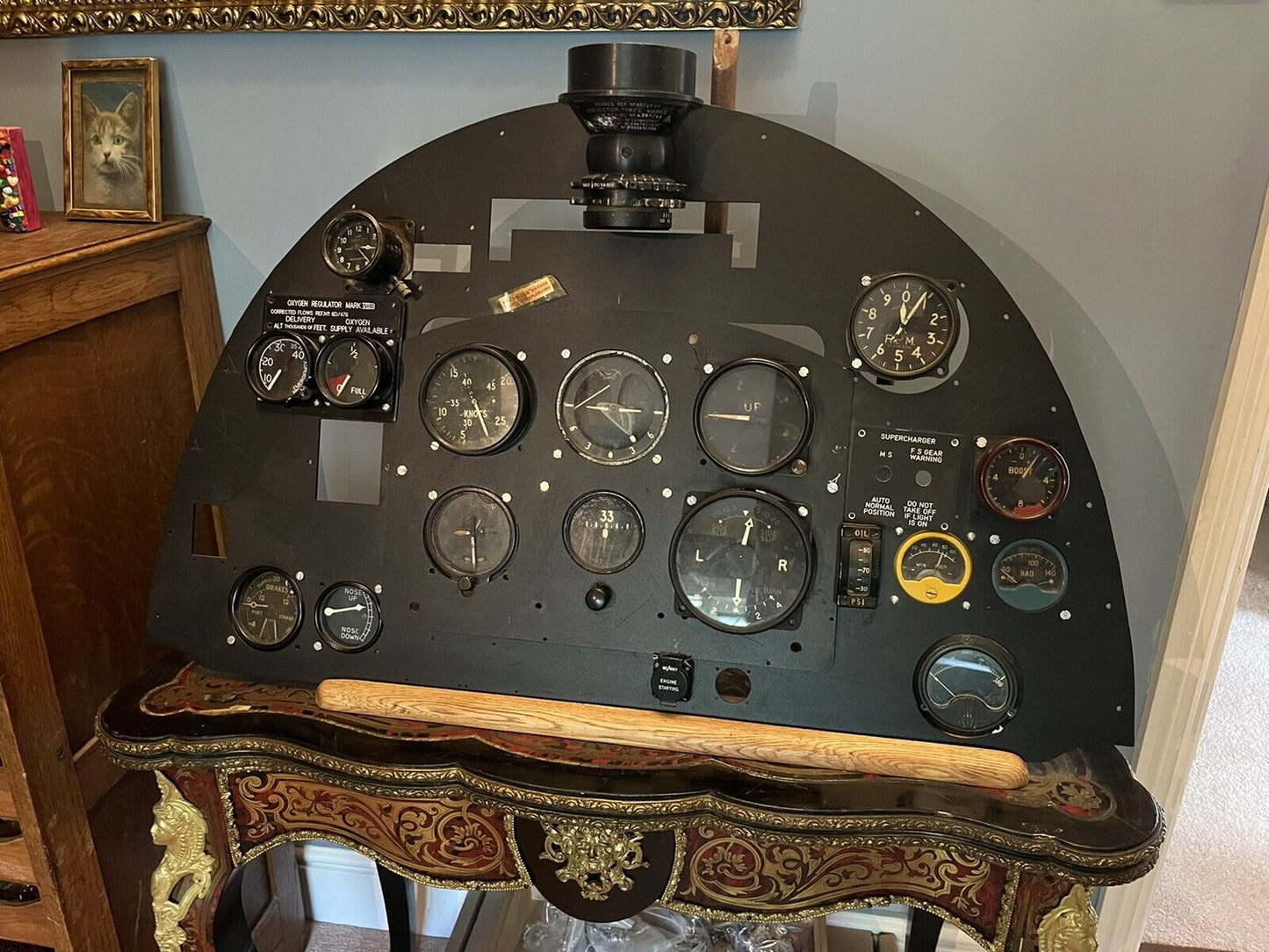 RAF Cockpit Dash With Air Ministry Dials