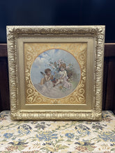 Large Antique Oil On Canvas, Signed & Dated, Max Winter, In Gold Gilt Frame.