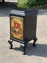 Pair Of Edwardian Wine Celleratte Cabinets With White Star Line Decoration.