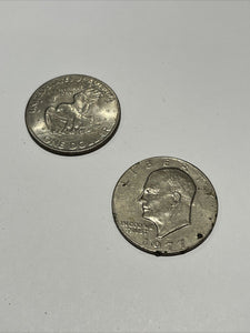 1972 & 1977 One Dollar Coins