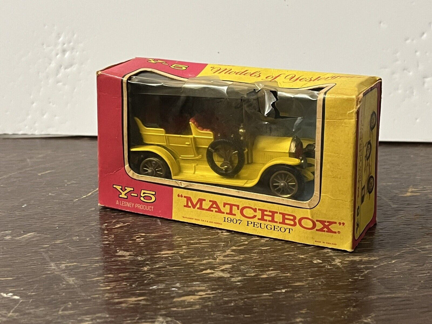 Matchbox 1907 Peugeot In Original Box