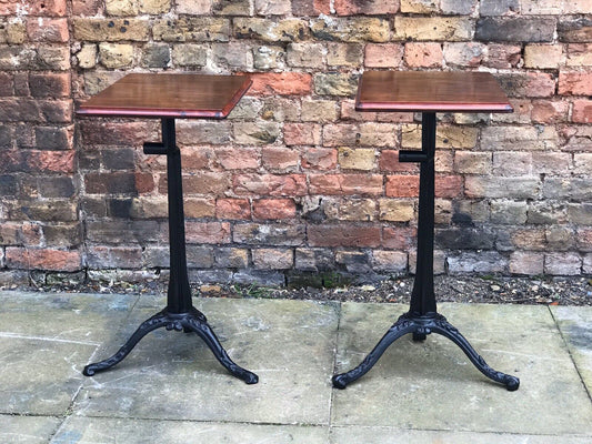 Edwardian Metal Industrial Machinists Tables