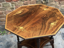 Aesthetic Movement Inlaid Rosewood Occasional Table.