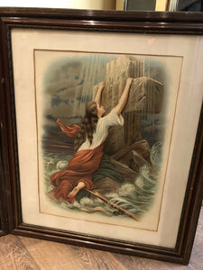 Victorian Framed Religious Prints