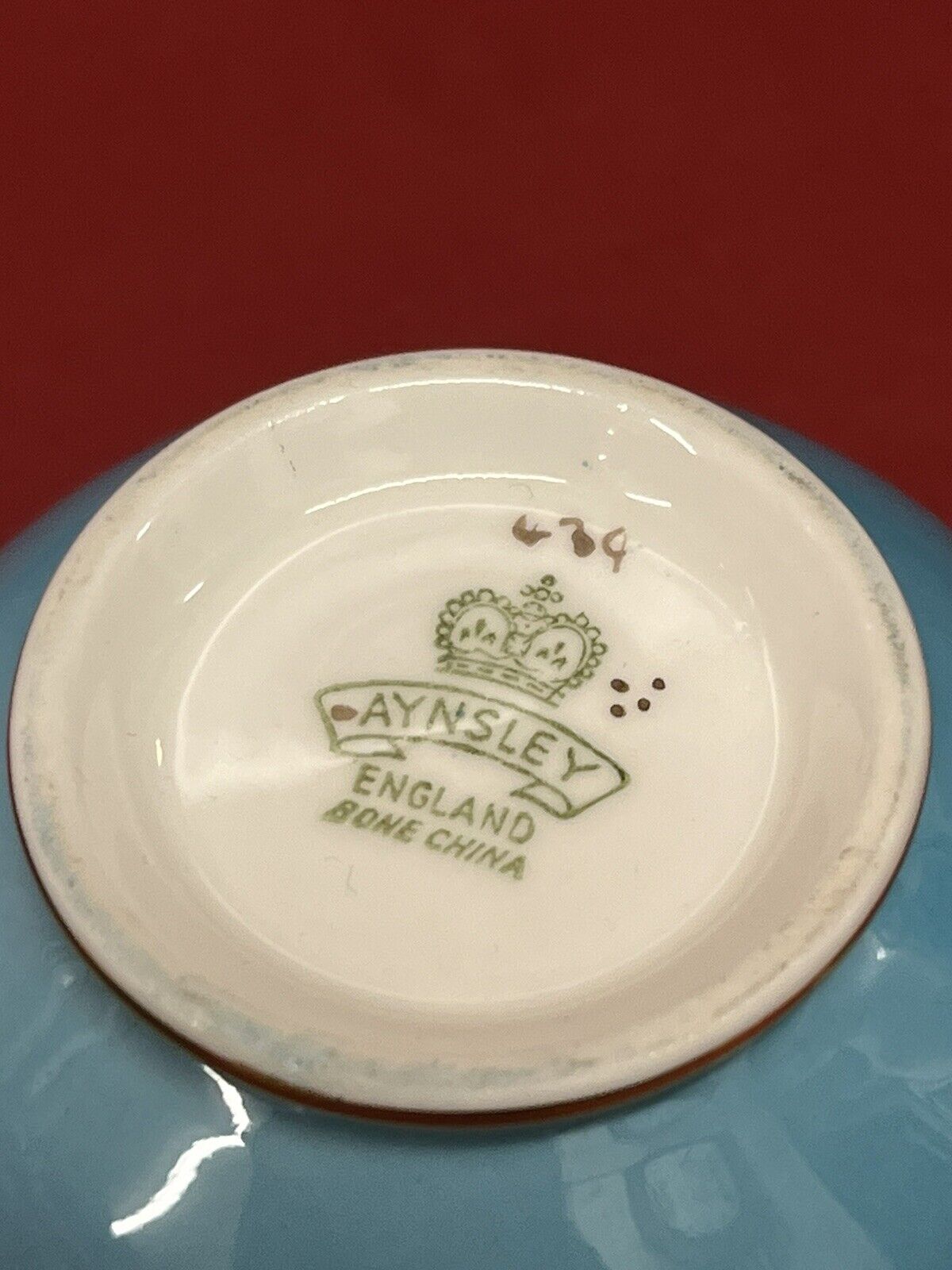 Aynsley Orchard Gold Signed Teacup & Saucer