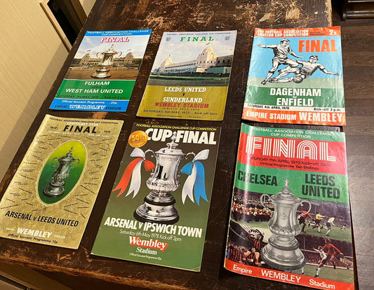 Collection Of Cup Final Programmes