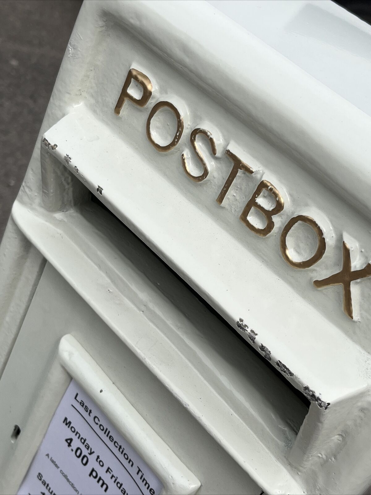 Post Box. With 2 Keys. Cast Iron & Steel. We Ship Worldwide.