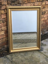 Large Mirror In a Wooden Gold Gilt Frame