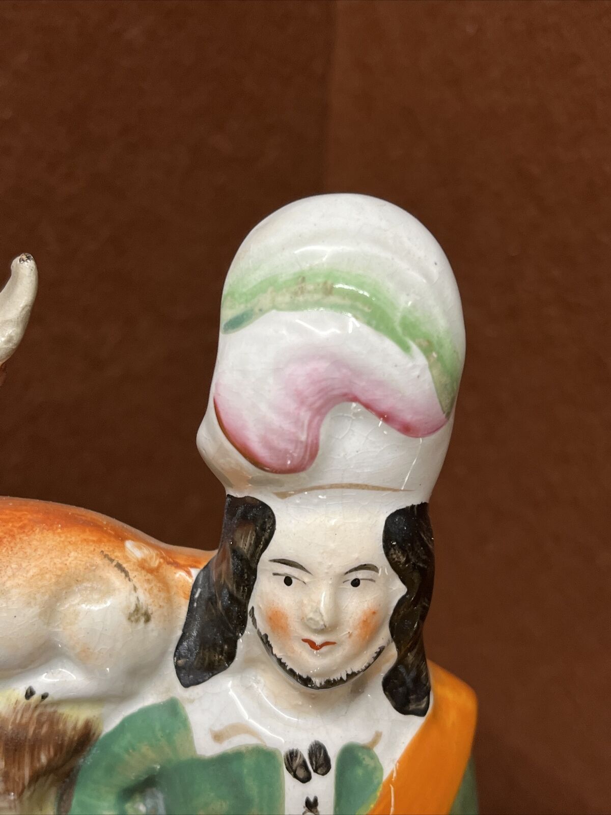 Staffordshire Hunting Figure
