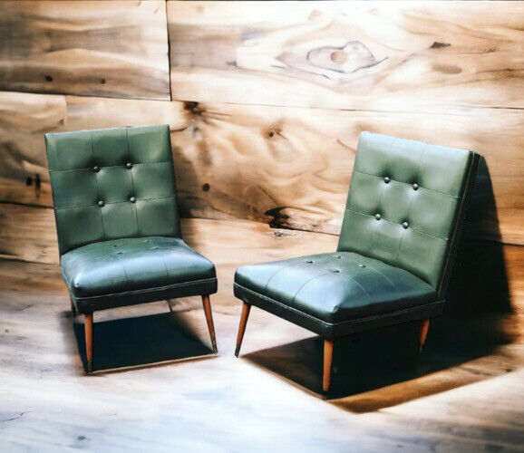 Mid Century Pair Of Chairs