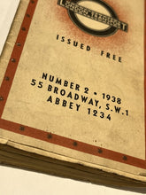 London Transport 1938 Number 2 Trolleybus And Tram Map