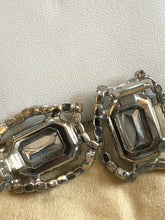 Vintage Rainbow Glass Clip On Earrings Earrings