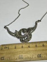 Vintage Marcasite Silver Tone Necklace