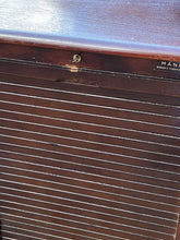 Filing Cabinet. Collectors Cabinet. With 9 Drawers And Tambour Roll Front.