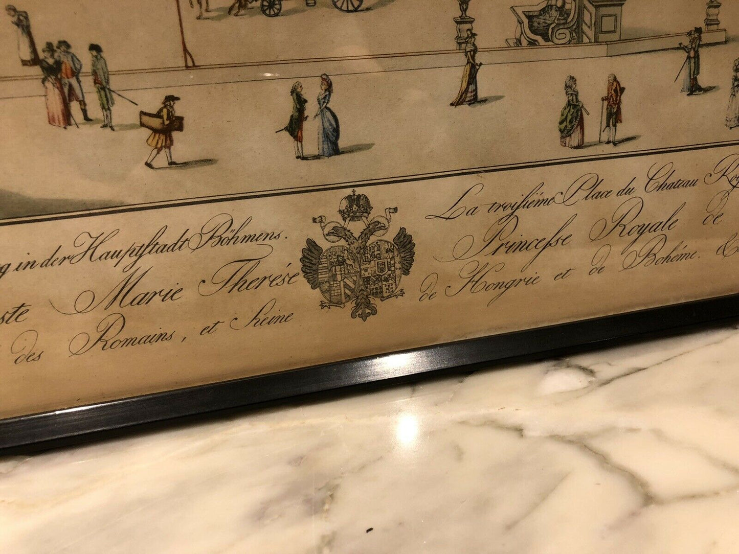 Prague Print Dated 1942