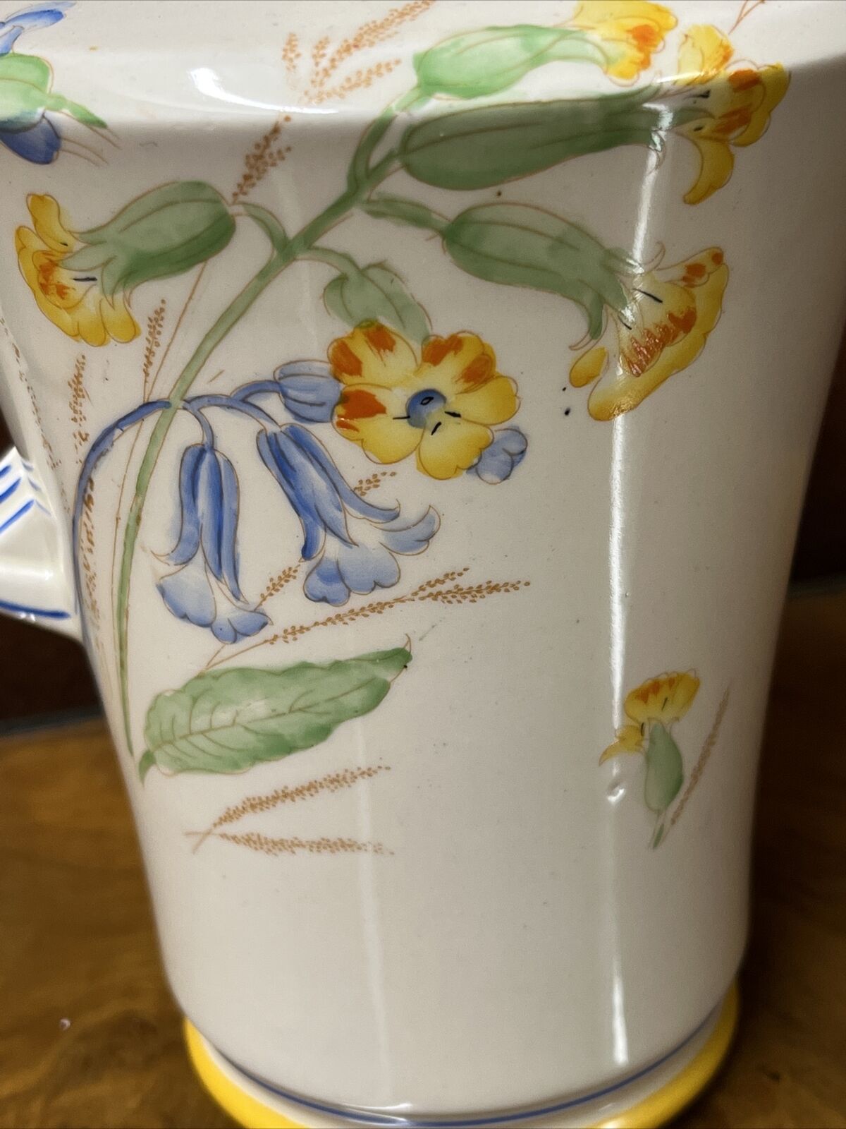 Art Deco Meadow Sweet Coffee Pot By Crown Devon Fieldings