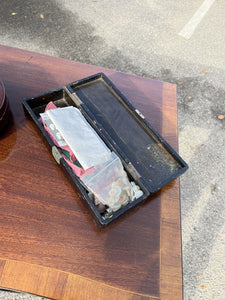 3 Edwardian Papier-mâché Boxes