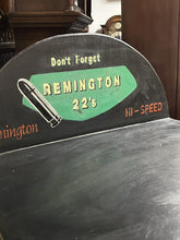 Advertising Cabinet. Remington Shop Counter Cabinet.