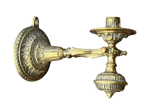 Ships Wall Mounted Brass Candlestick