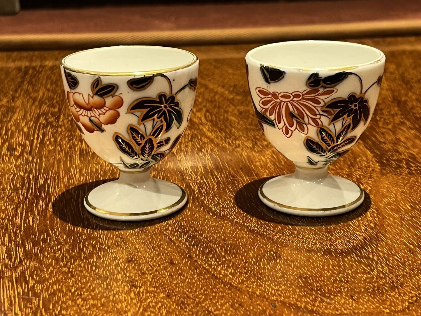 Early Coalport Pair Of Egg Cups