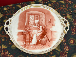 Large Victorian Porcelain Serving Platter