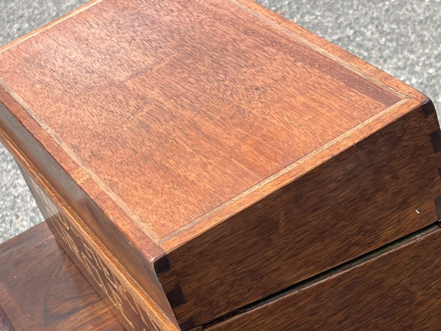 Antique Writing Slope With Fitted Interior. Hertfordshire
