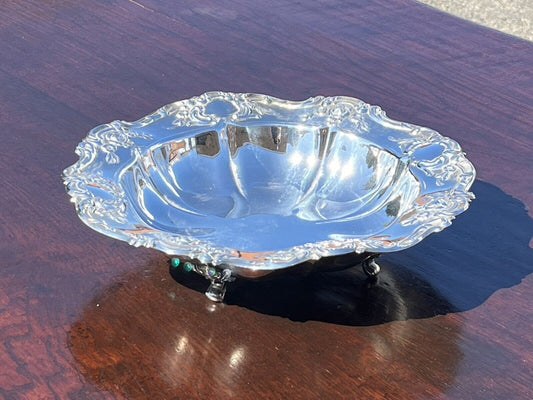 Antique Silver Plate Fruit Bowl