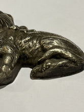 High Quality Plaque Of A Cat, Possibly Silver