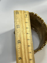 Disaya Designer Gold Plated Bark Diamanté Statement Runway Cuff Bracelet