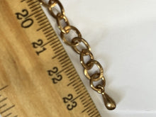 Vintage Gold Tone Diamanté Skull Bracelet