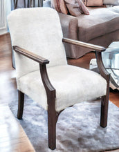 Antique Armchair In Mahogany And Upholstered. Reading Chair. Library Chair.