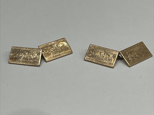 Rolled Gold Vintage Cufflinks