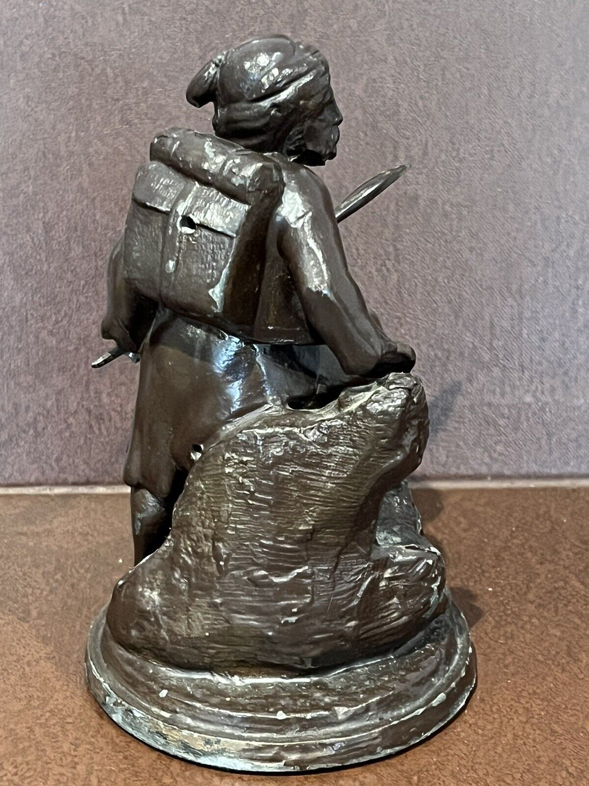Metal Model Of A Samurai