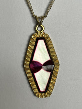 Vintage Signed Exquisite Gold Tone Pendant Necklace