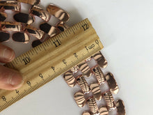 Vintage 1980s Rose Gold Plated Statement Collar Necklace