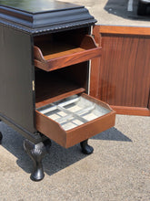 Pair Of Edwardian Wine Celleratte Cabinets With White Star Line Decoration.