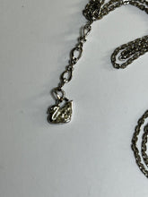 Vintage Swarovski Swan Signed Teardrop Pendant Necklace