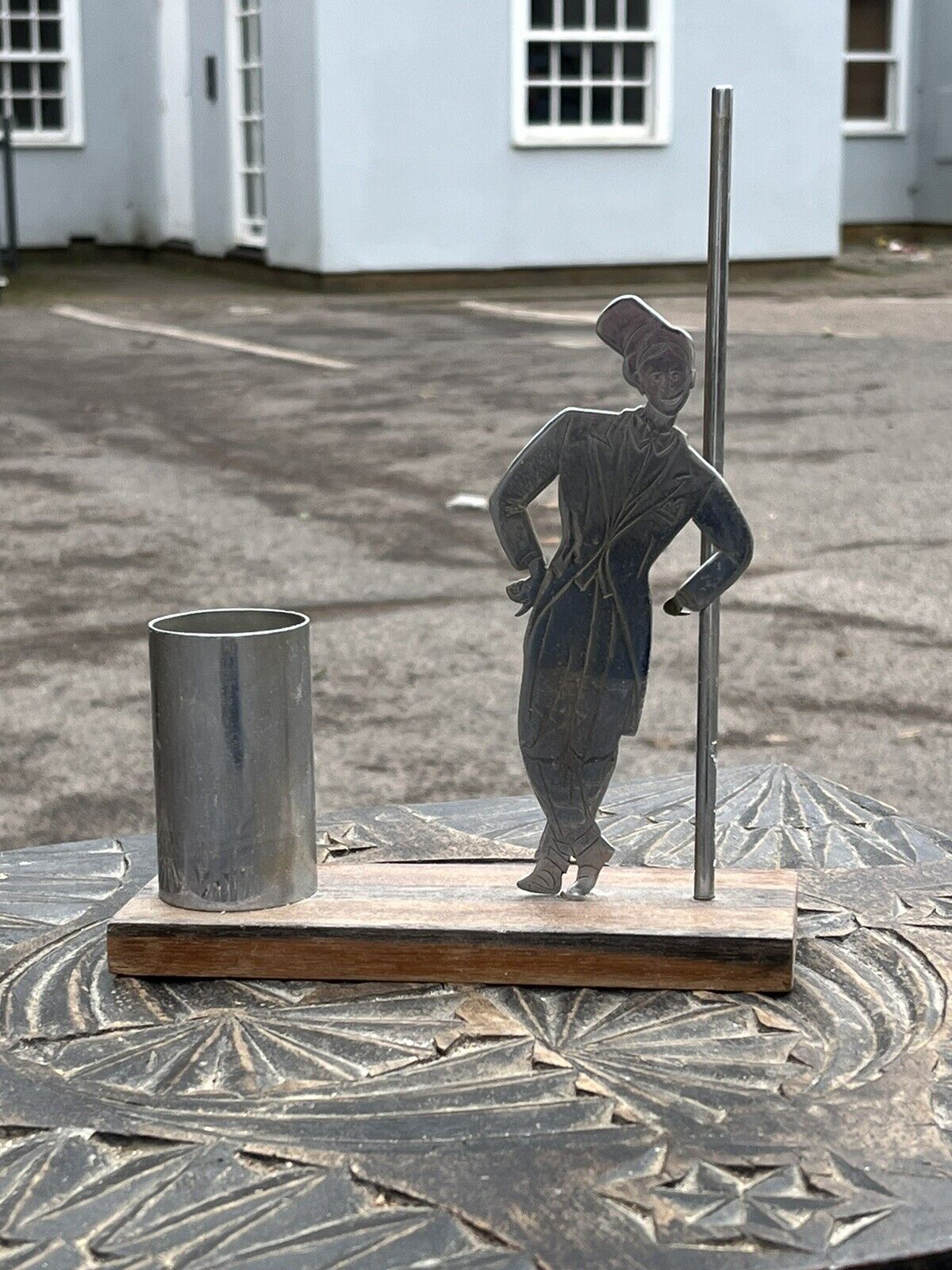 Art Deco Desk Stand. Pen Holder.