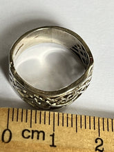 Vintage Silver 925 Celtic Wave Ring Size M