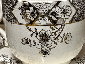 Antique Oversized Cup & Saucer