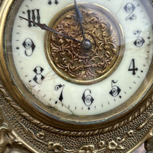 Victorian French Brass Clock