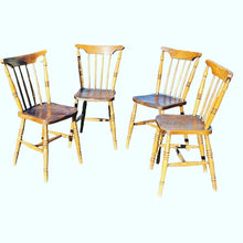 Victorian Oak Kitchen Dining Chairs