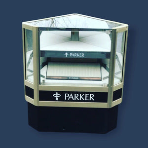 Parker Pen Shop Display Cabinet. Perfect To Display Own Collection