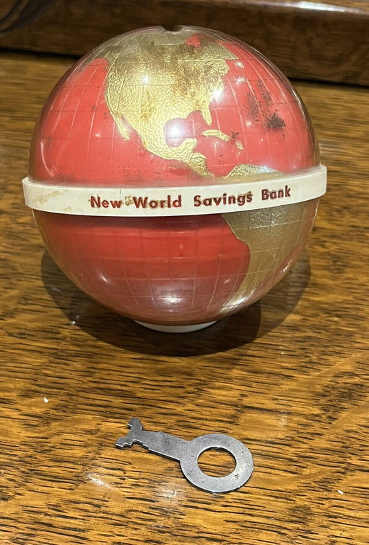 Old Money Box With Key